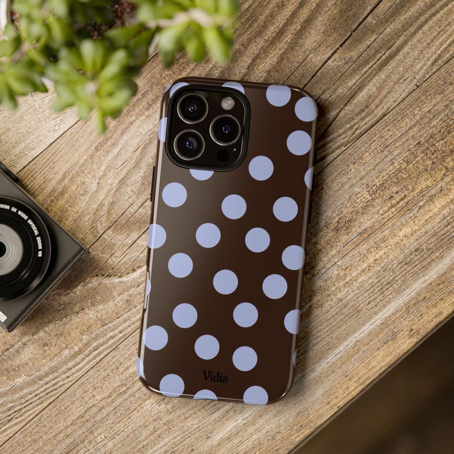 Chocolate polka dot