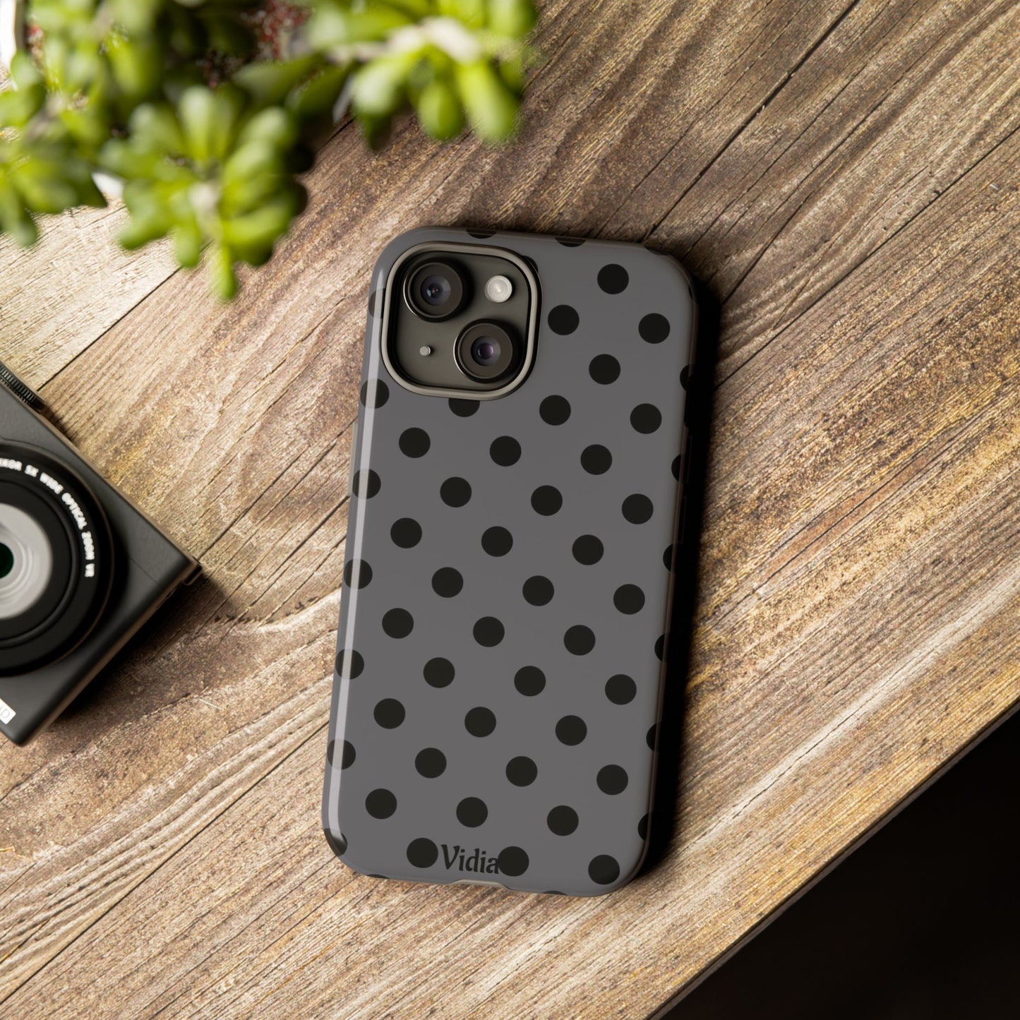 Midnight polka dot