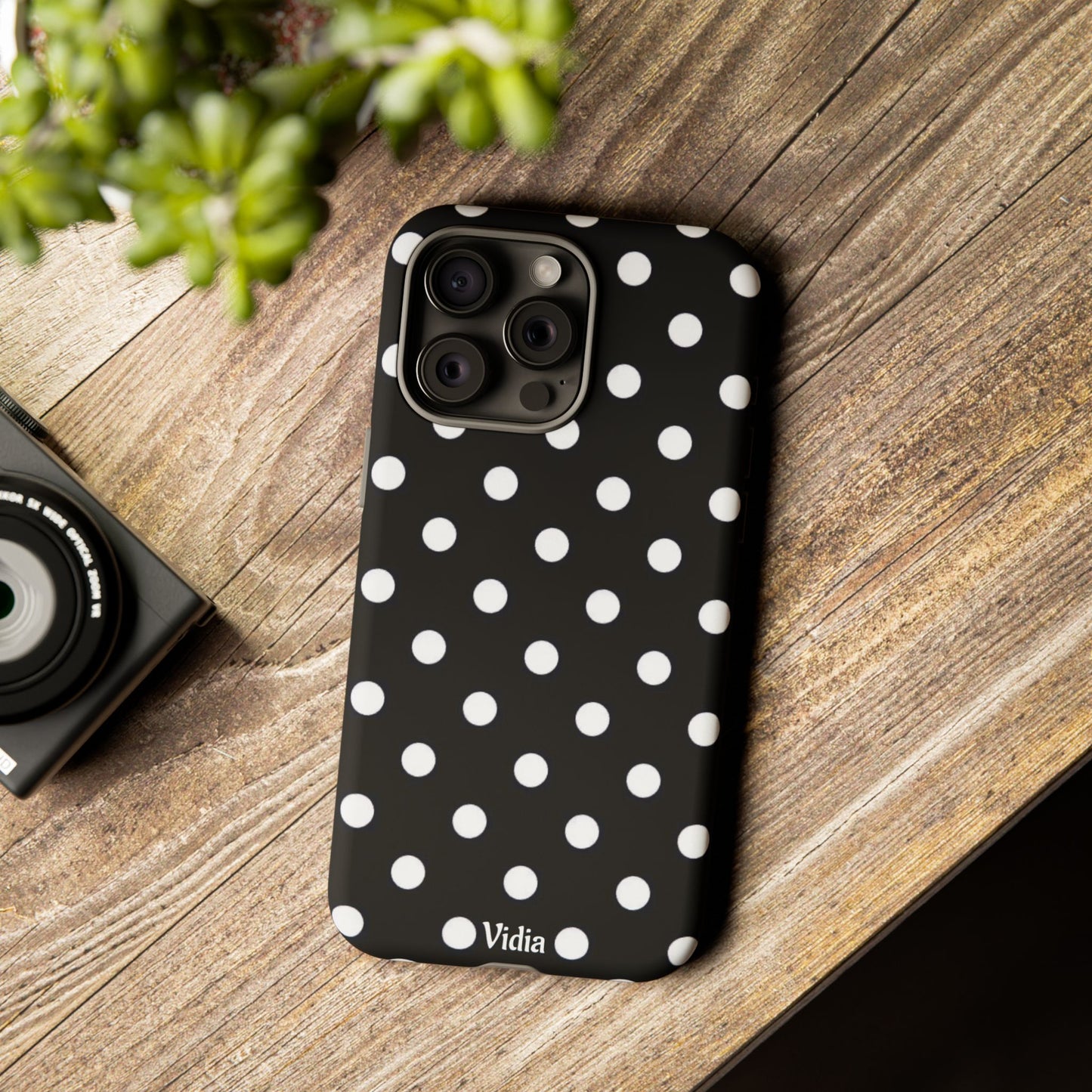 Black & White polka dot