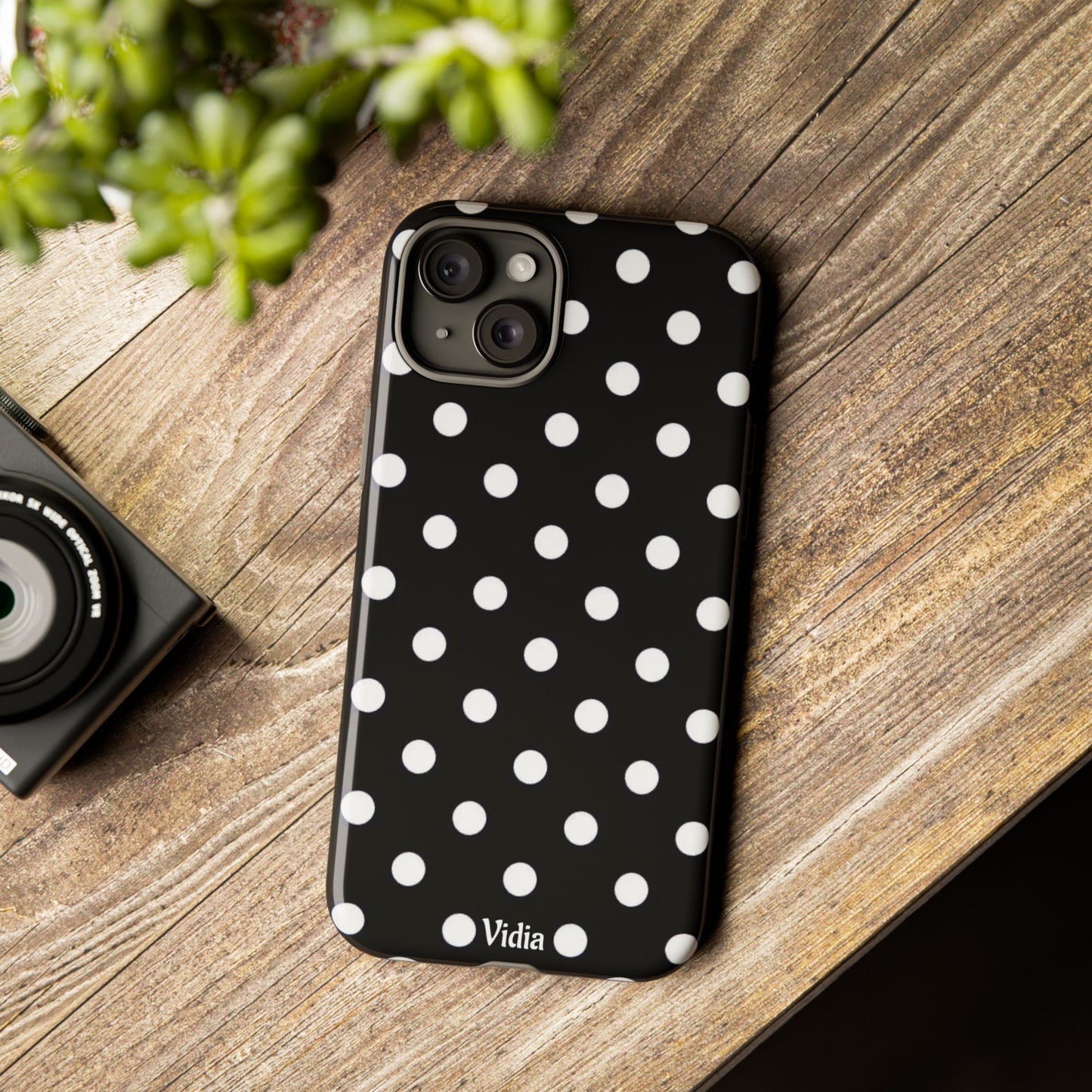 Black & White polka dot