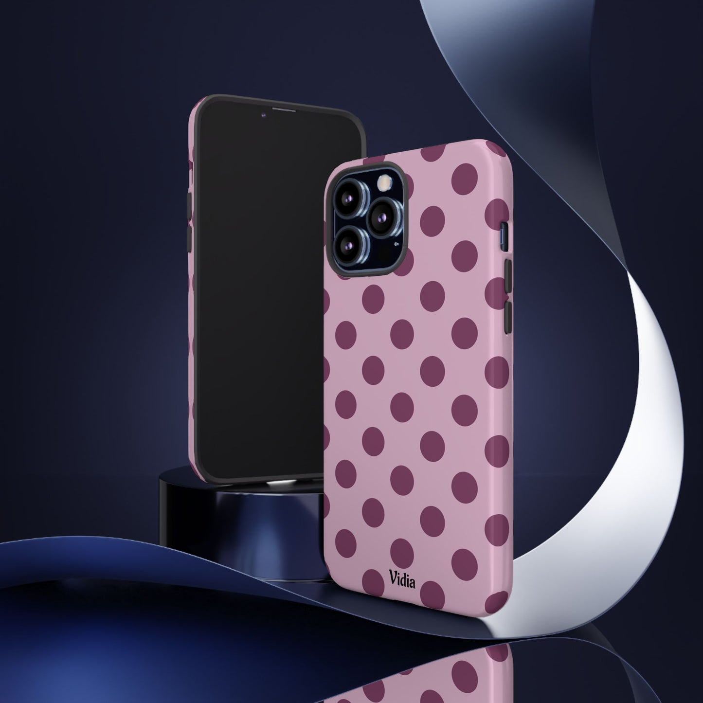 Berry polka dot