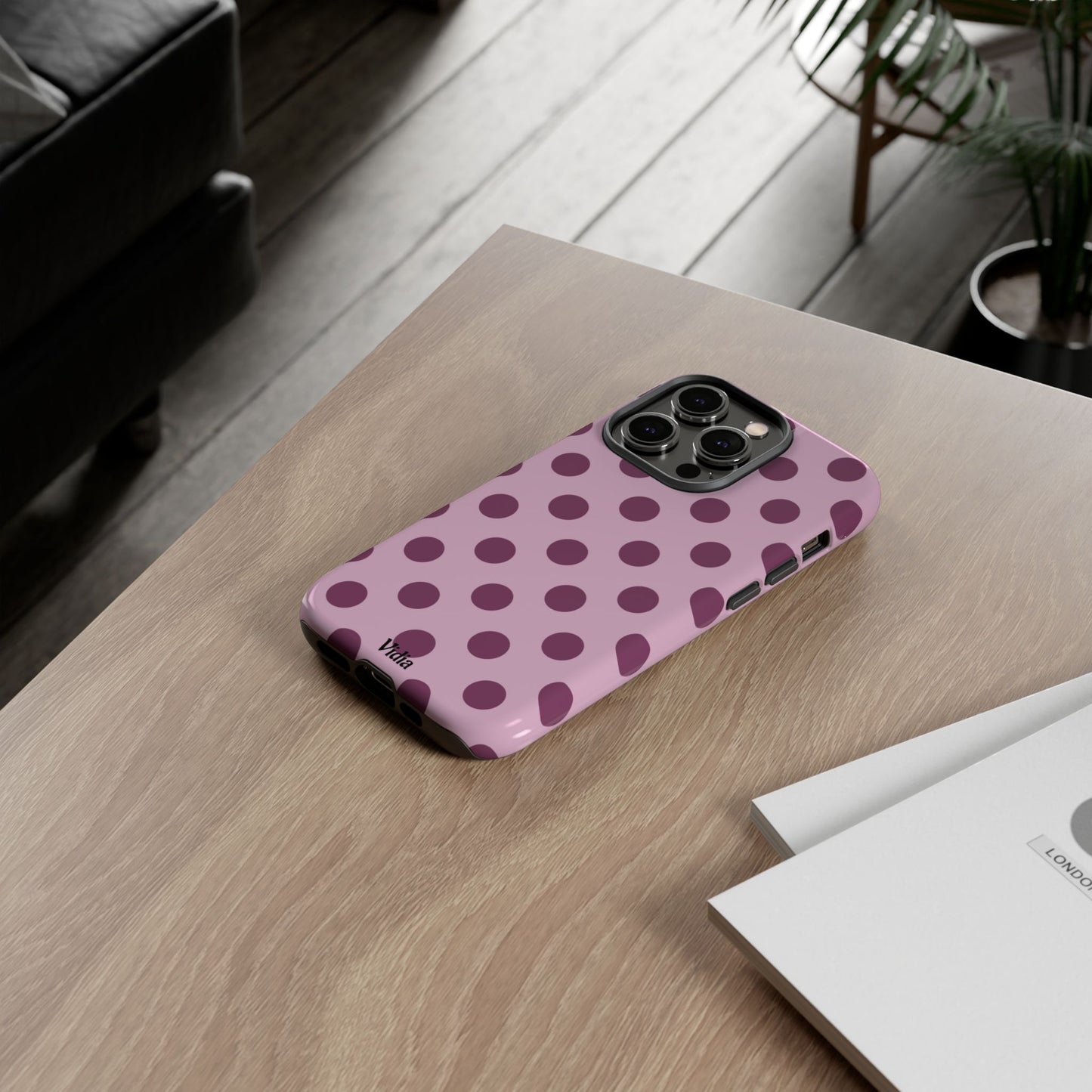 Berry polka dot