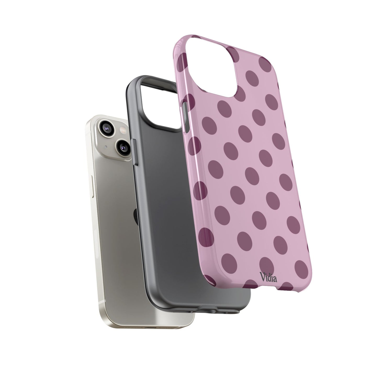 Berry polka dot