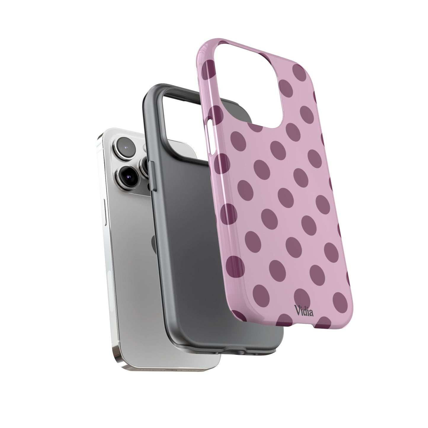 Berry polka dot