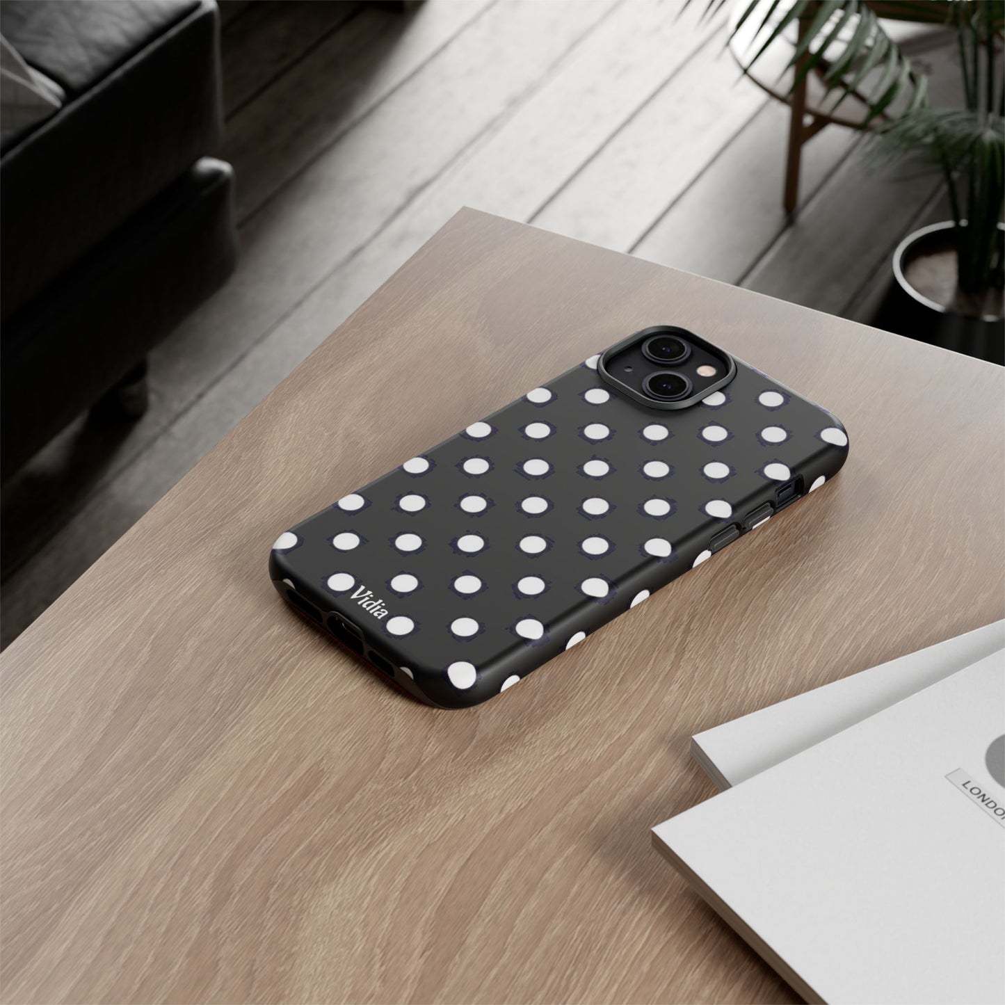 Black & White polka dot