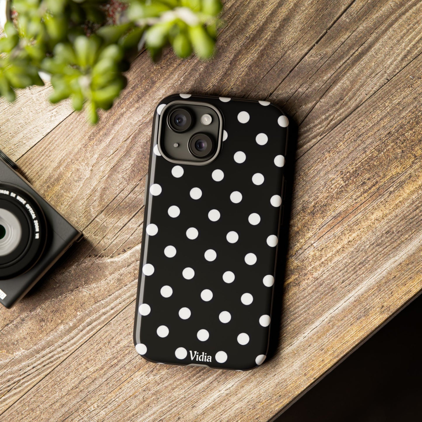 Black & White polka dot