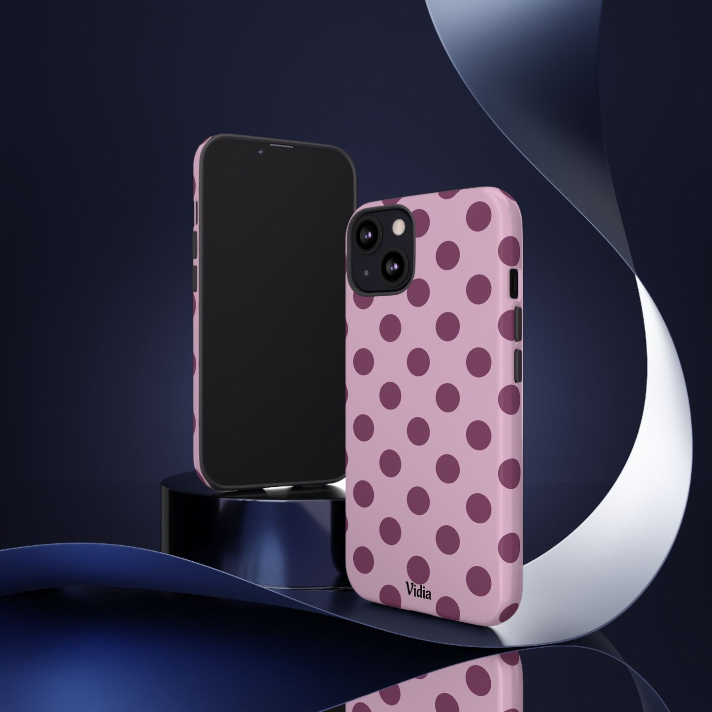 Berry polka dot
