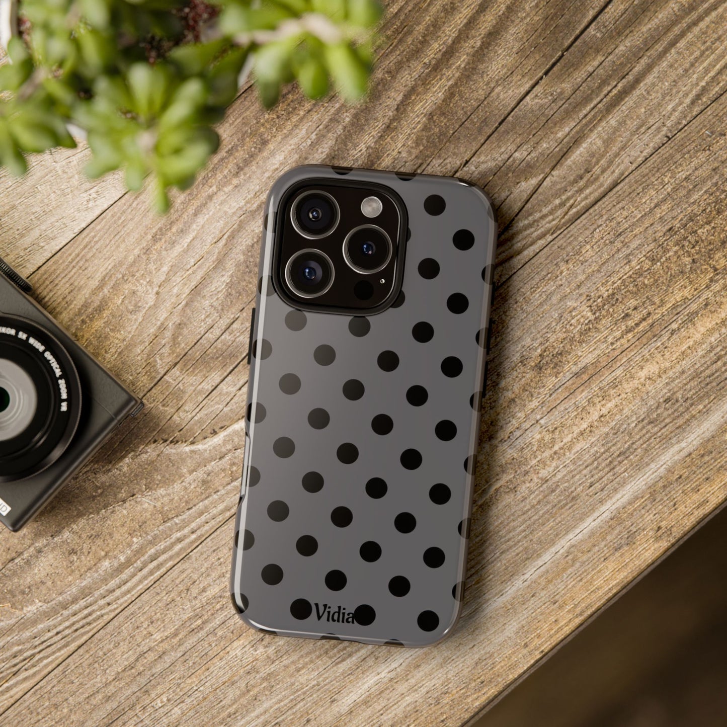 Midnight polka dot