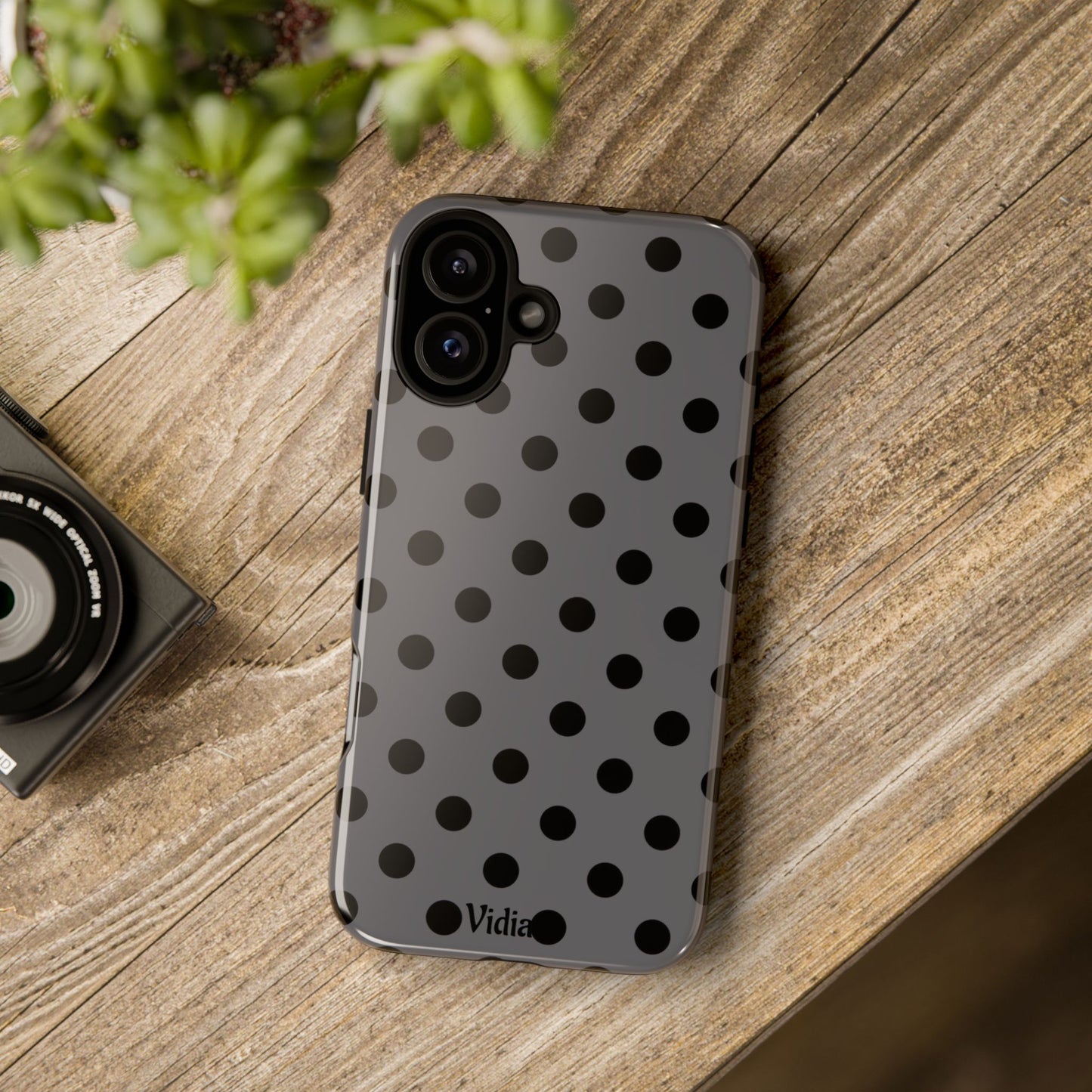 Midnight polka dot