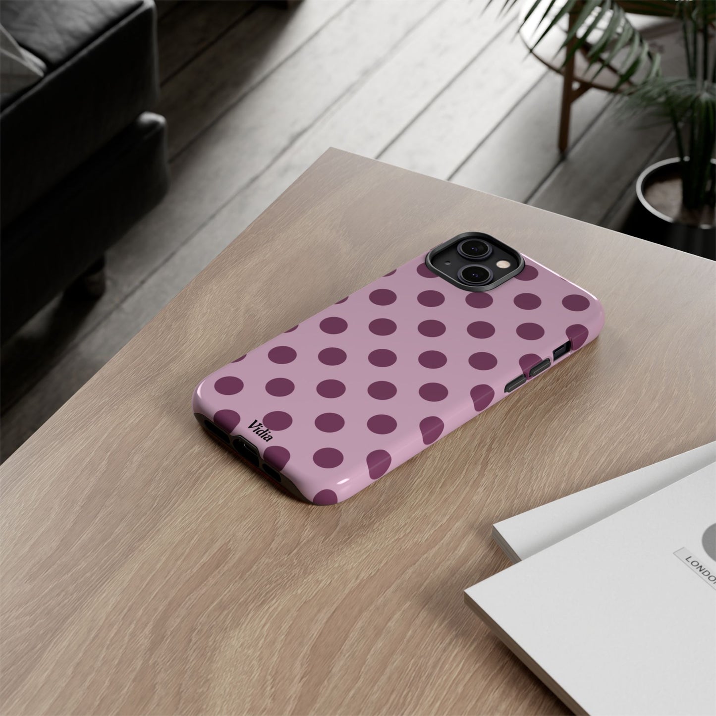 Berry polka dot
