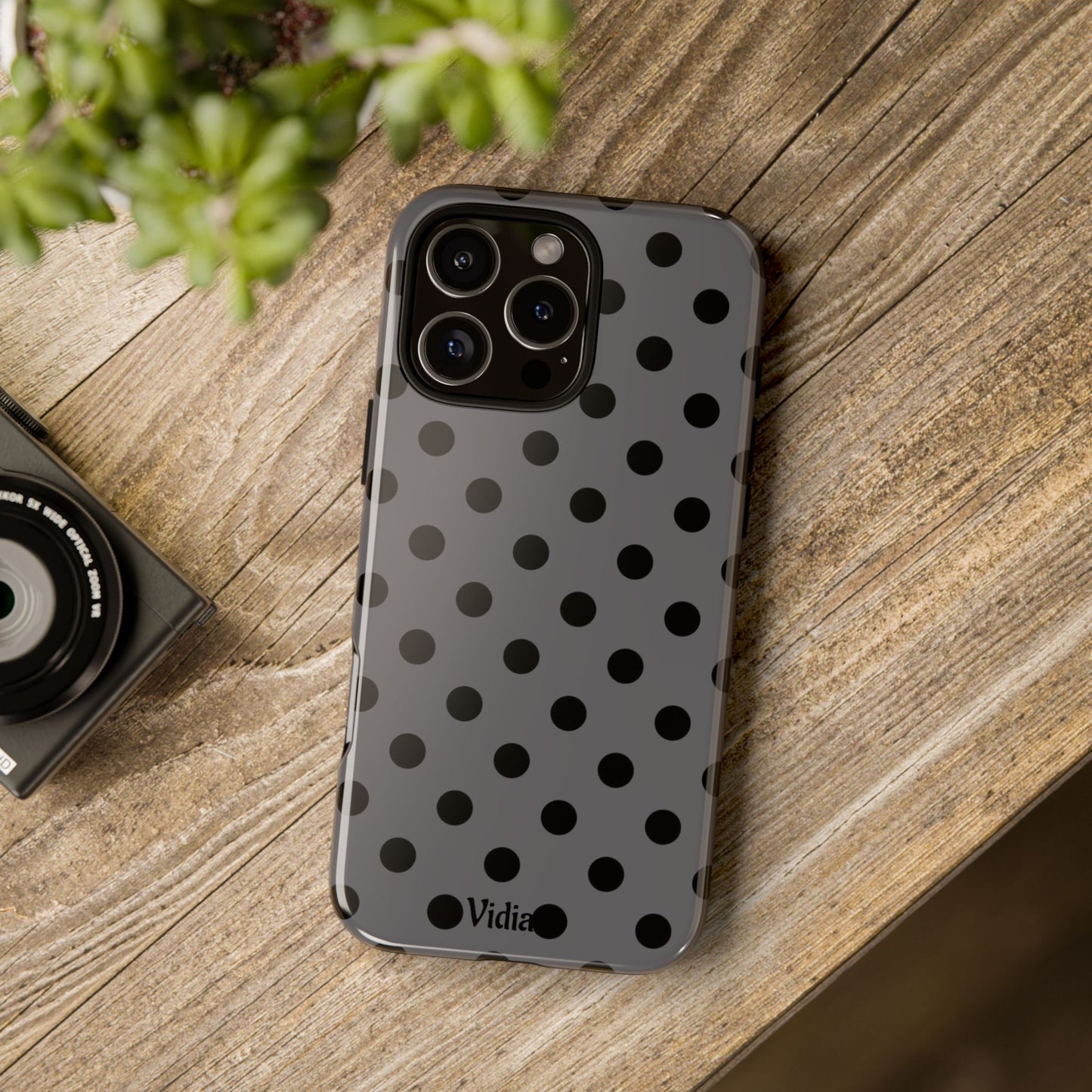 Midnight polka dot