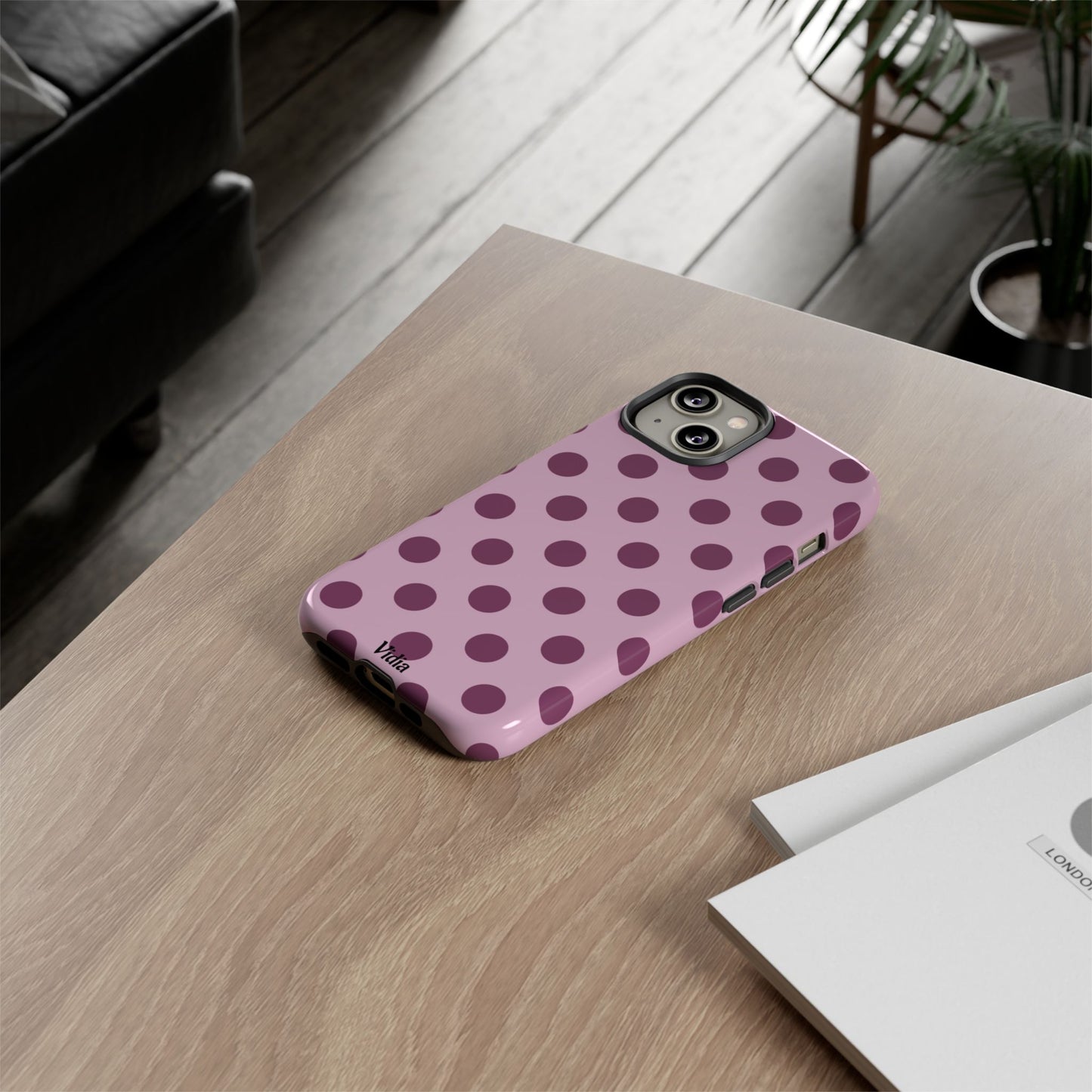 Berry polka dot
