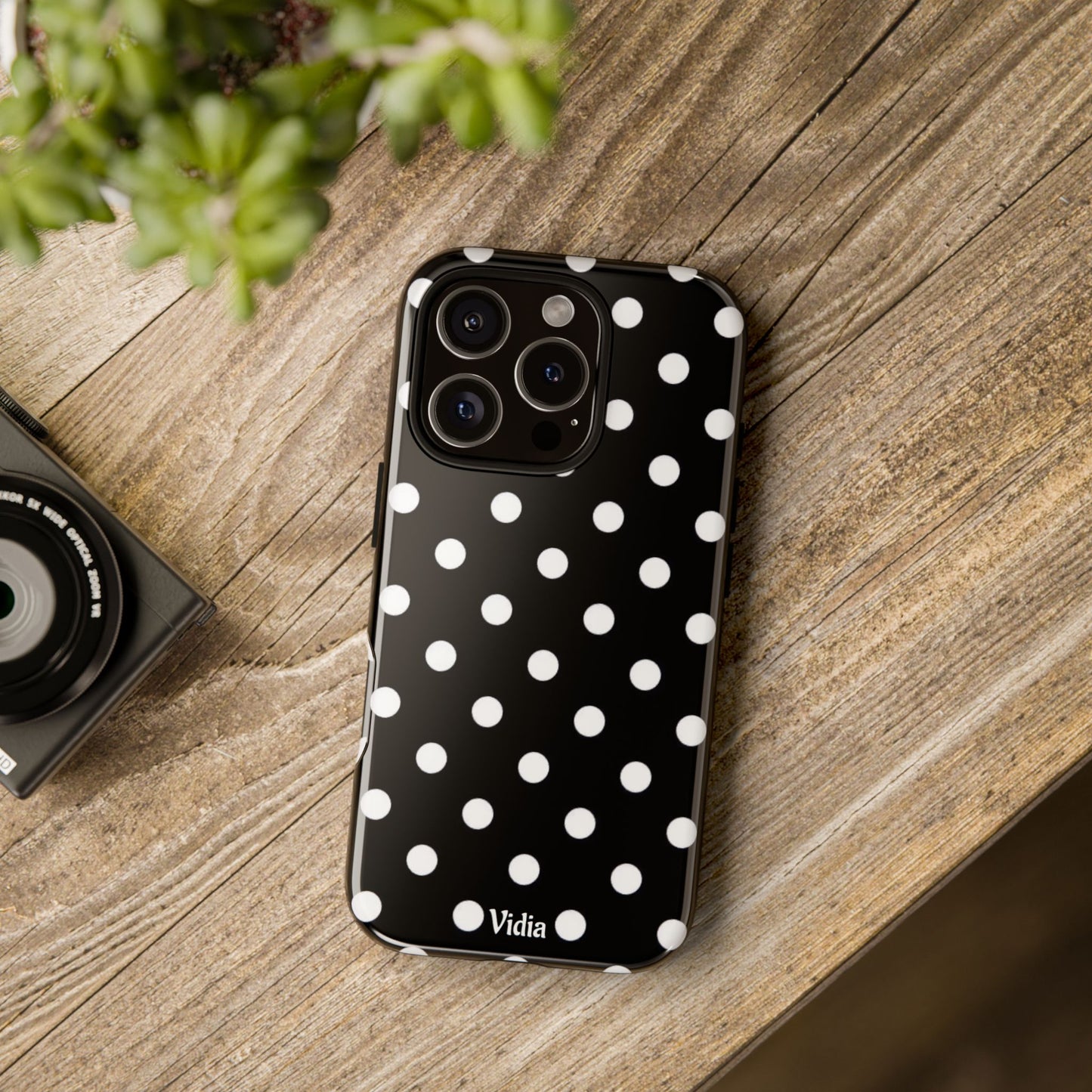 Black & White polka dot
