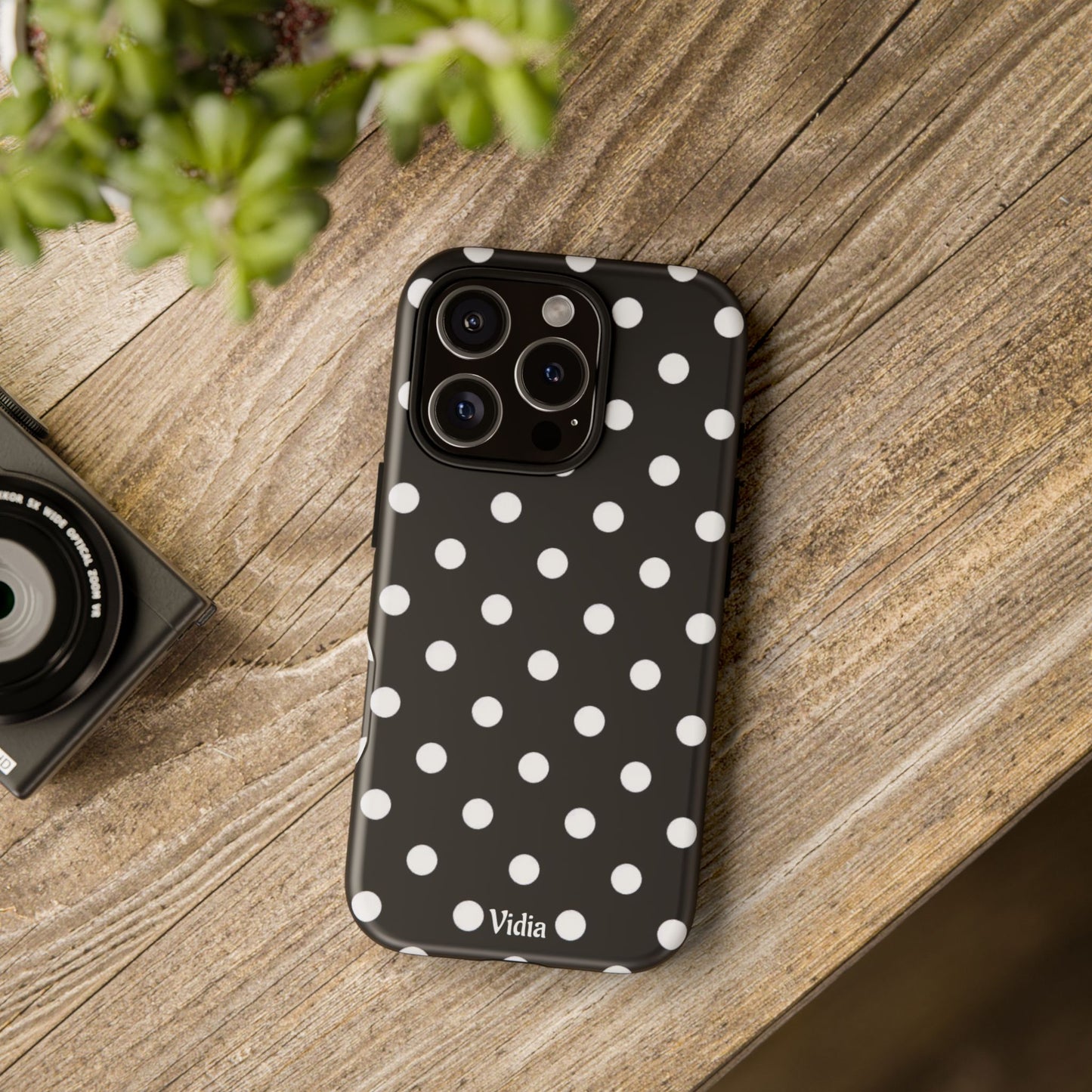 Black & White polka dot
