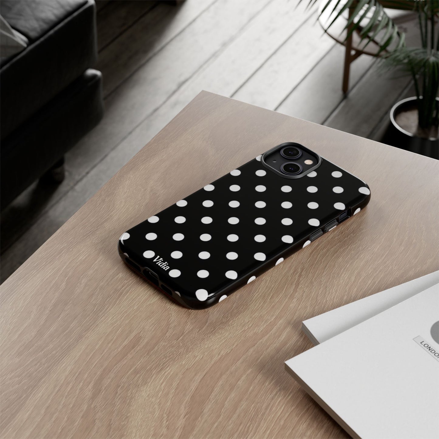 Black & White polka dot