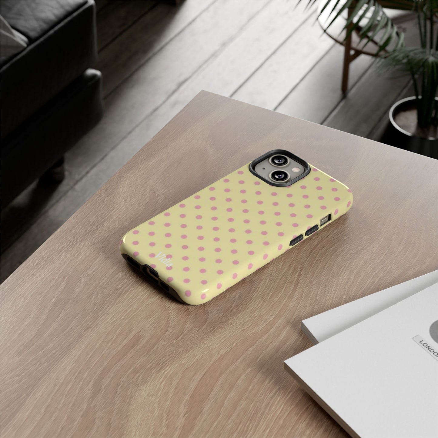 Lemon polka dot
