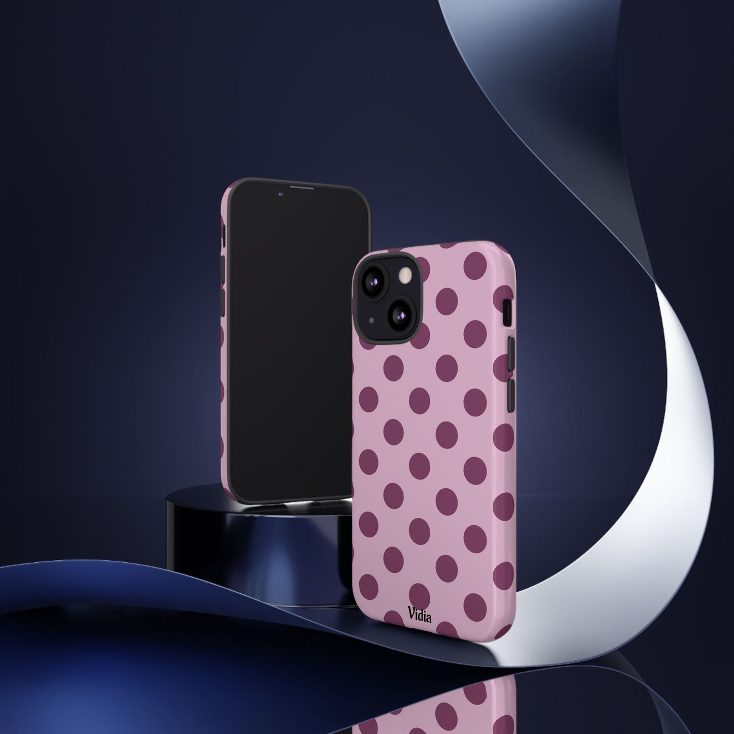 Berry polka dot