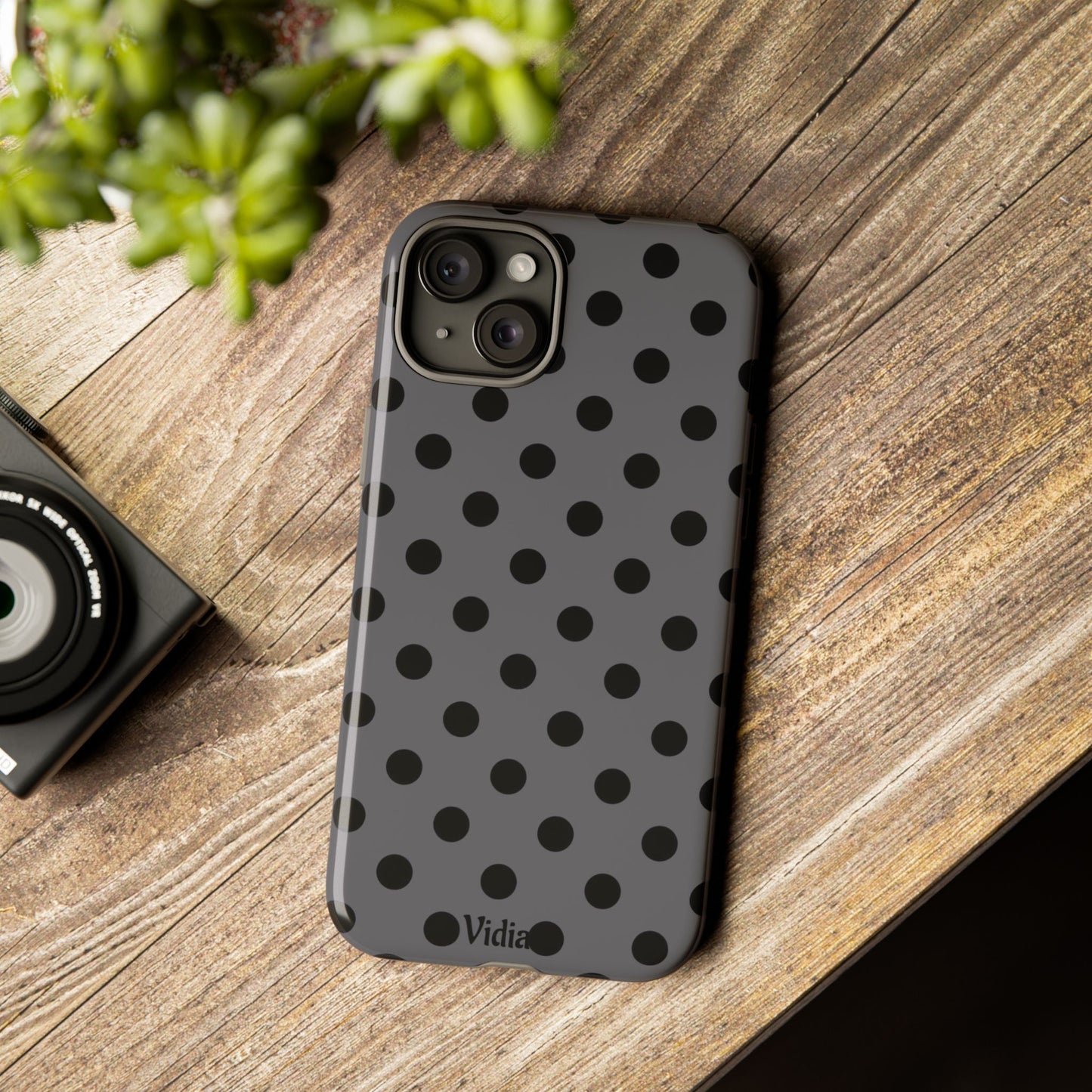 Midnight polka dot