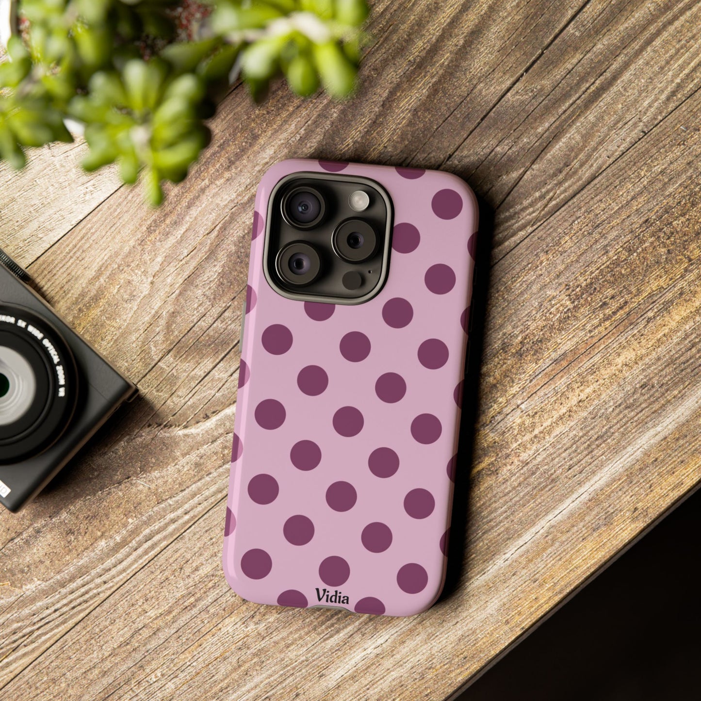 Berry polka dot
