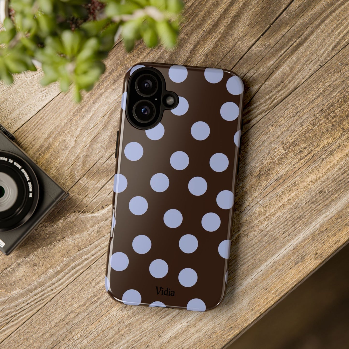Chocolate polka dot