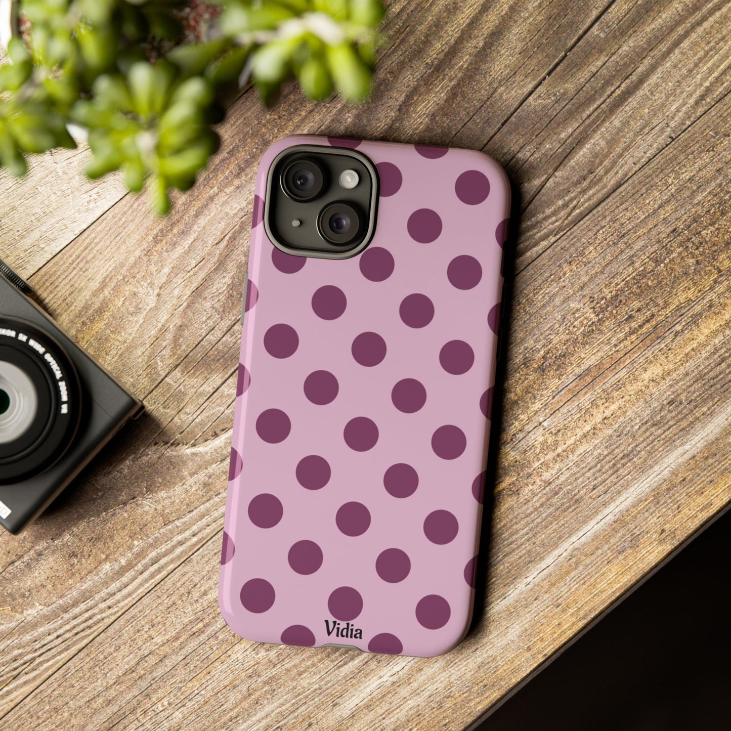 Berry polka dot