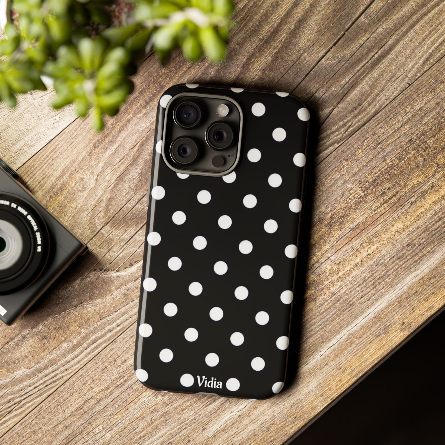 Black & White polka dot