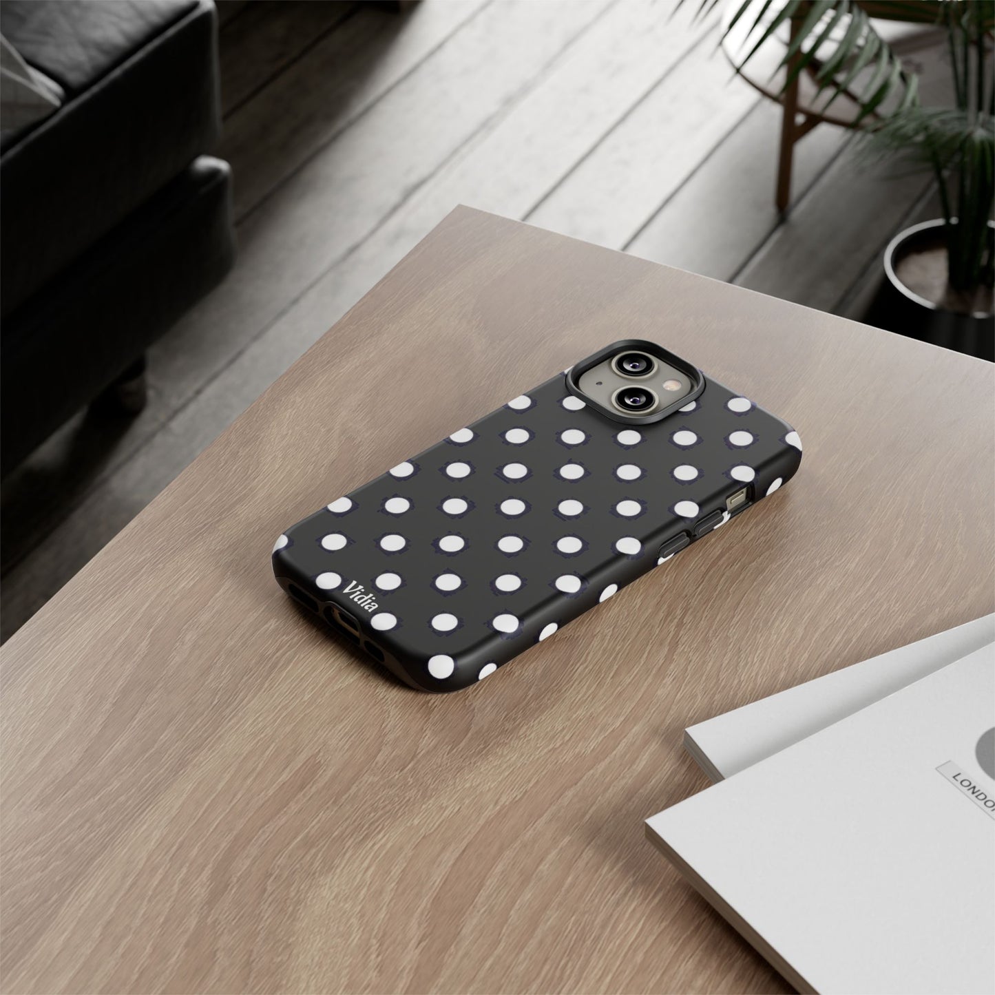 Black & White polka dot