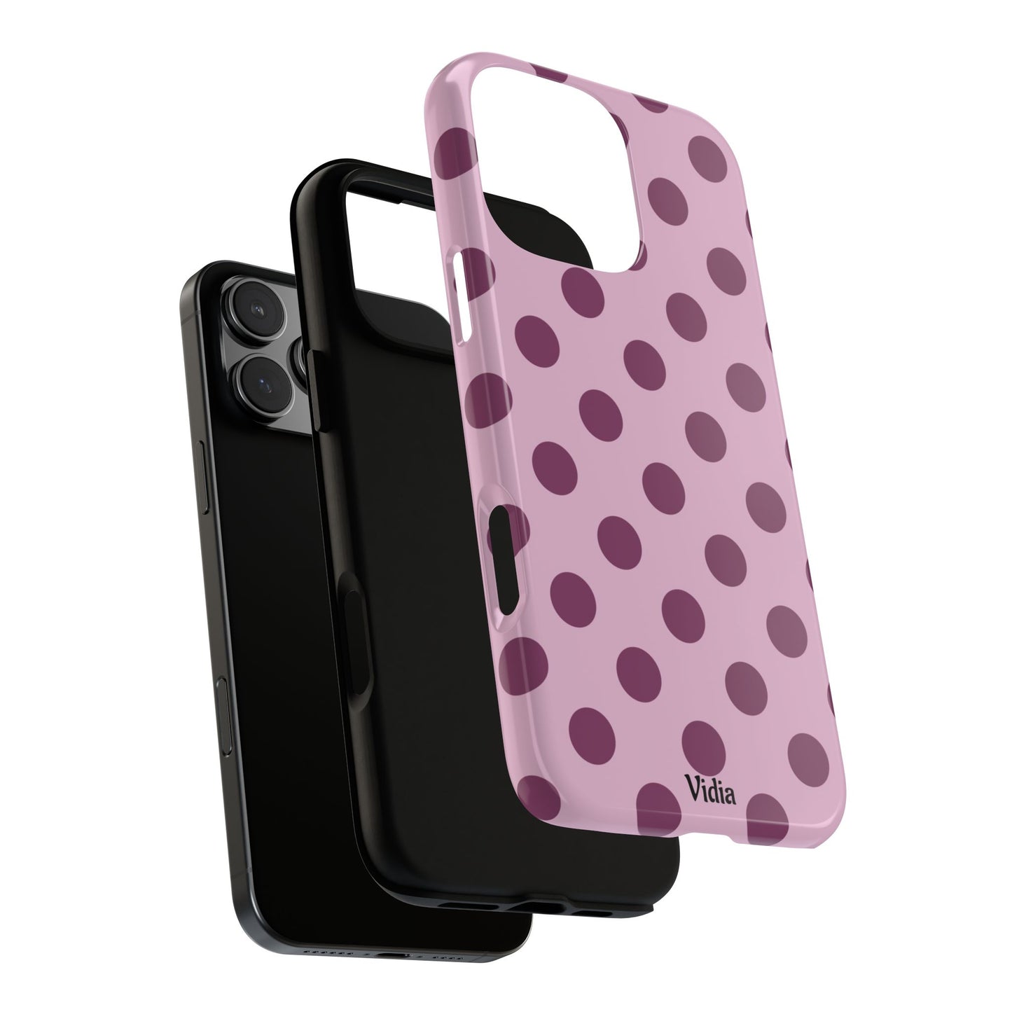 Berry polka dot