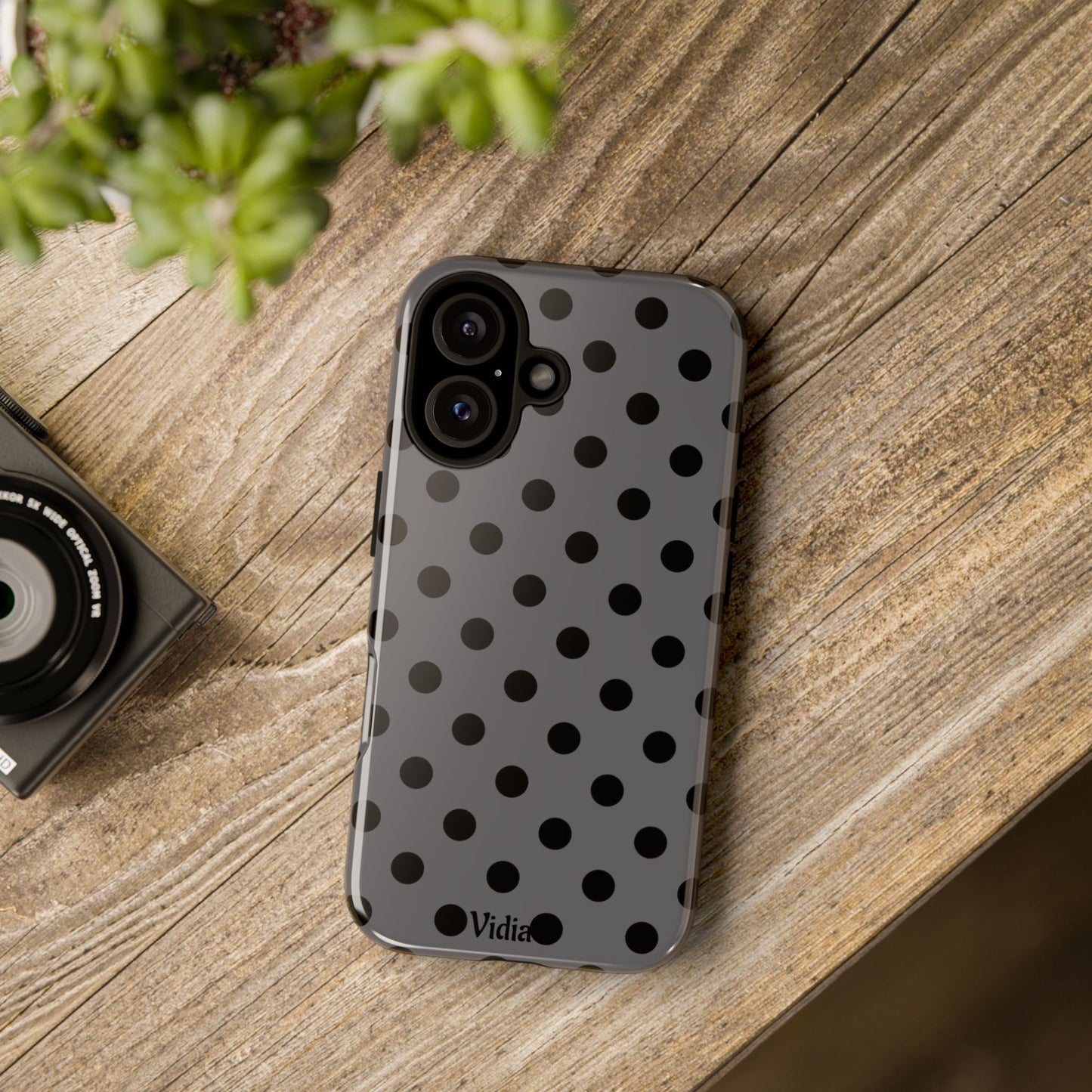 Midnight polka dot